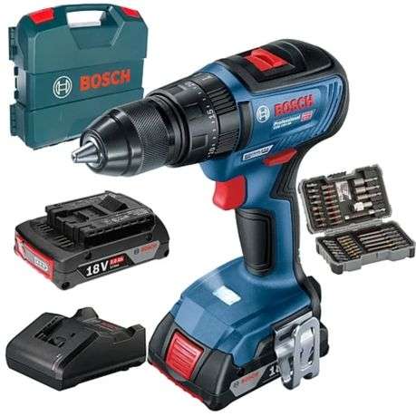 Bosch - GSB 18V-50 Cordless Drill Kit + 43Pc AC Set + Case