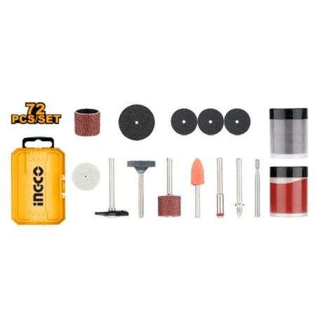 Ingco - General Use Set For Mini Drill - 73 Piece