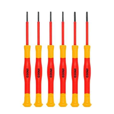 Ingco - Insulated Screwdriver Set - 6 Pcs