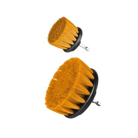 Ingco - Medium Bristle Brush Cleaning Set - 2 Piece