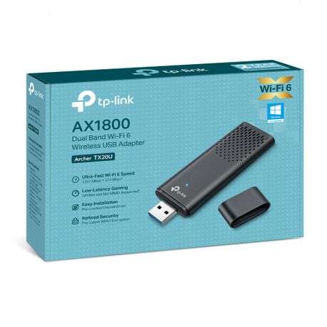 TP-Link Archer TX20U Dual Band Wi-Fi 6 Wireless USB Adapter