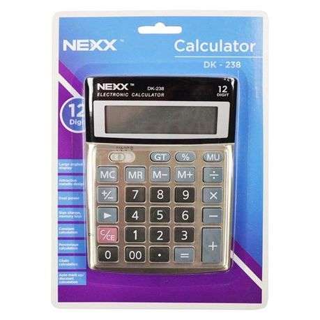 Nexx DK238 12 Digit Desktop Calculator.