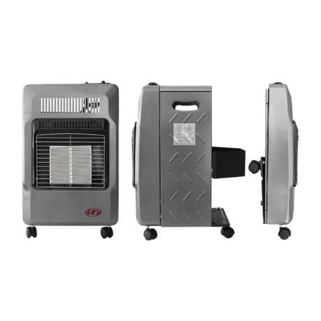 LK's Fold up Gas Heater Roll About - Grey