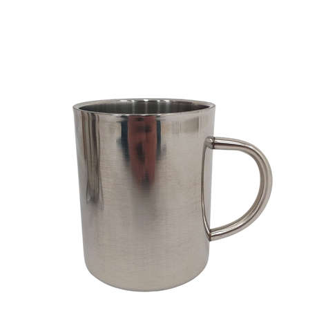 LK's Four Cups In Stand Set - Stainless Steel