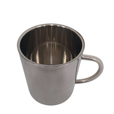 LK's Four Cups In Stand Set - Stainless Steel