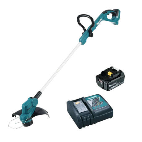 Makita - Cordless Grass Trimmer (DUR193Z) with 5.0Ah Battery and Charger