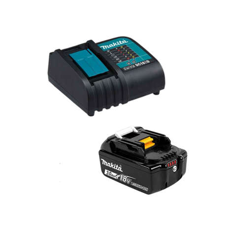 Makita - Cordless Grass Trimmer 18V (DUR193Z) with Battery and Charger