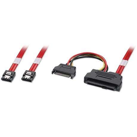 Lindy Internal SATA and SAS SFF8482 With Power - 2 SATA