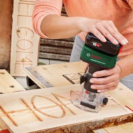 Bosch 18V Cordless Router Solo (Model: AdvancedTrimRouter 18V-8)