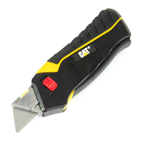 CAT Utility Knife with Lever Lock &amp; Quick Blade Change