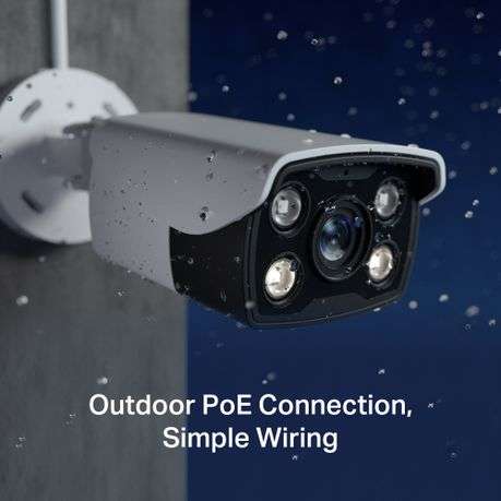 TP-Link VIGI C340-6 4MP Outdoor Full-Colour Bullet Network Camera (6mm)