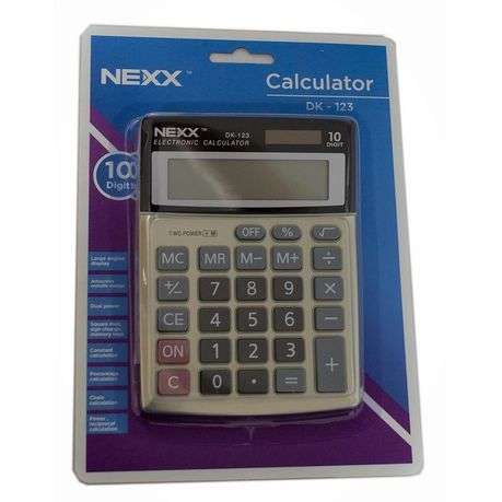 Nexx DK123 10 Digit Desktop Calculator.