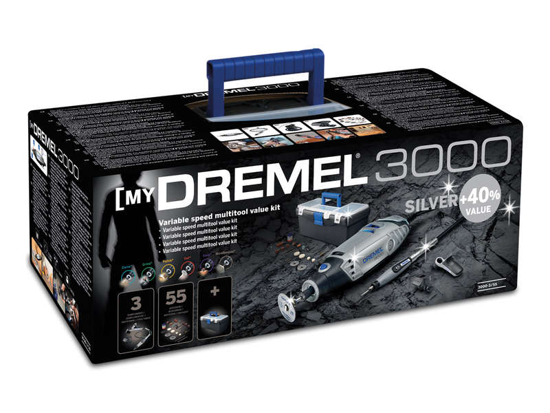 DREMEL 3000 (3/55) SILVER KIT - DREMEL_F0133000LP 1kg