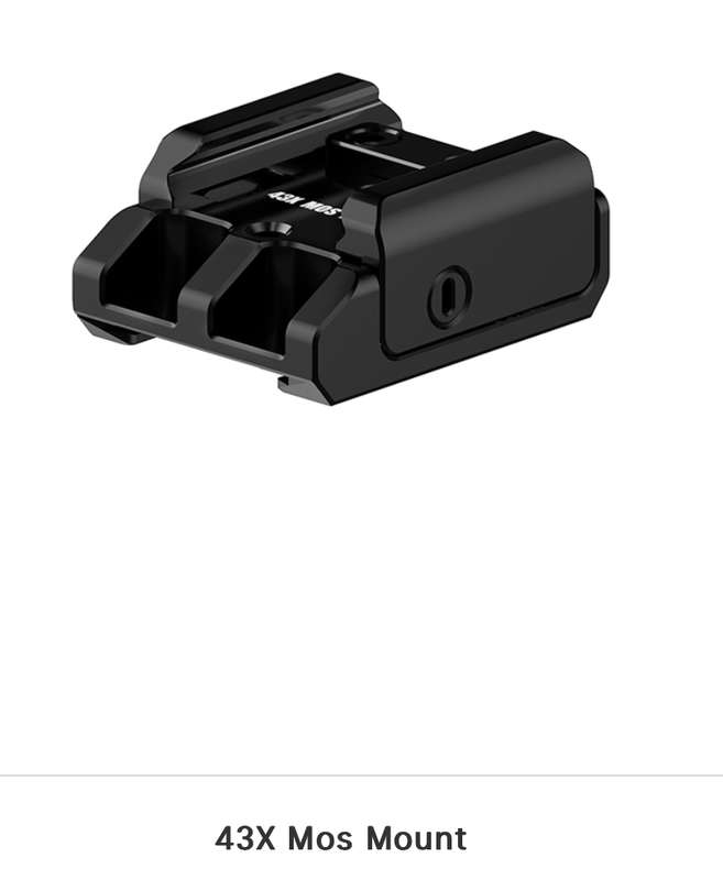 Olight Rail Mount for mini weapon lights