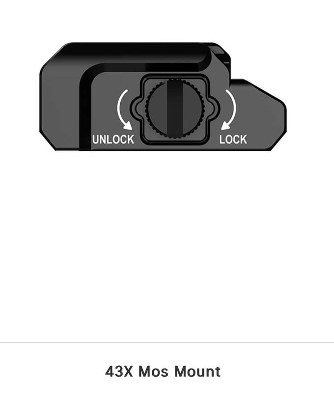 Olight Rail Mount for mini weapon lights