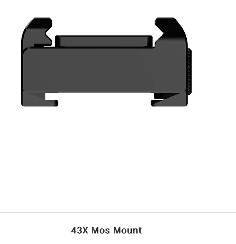 Olight Rail Mount for mini weapon lights