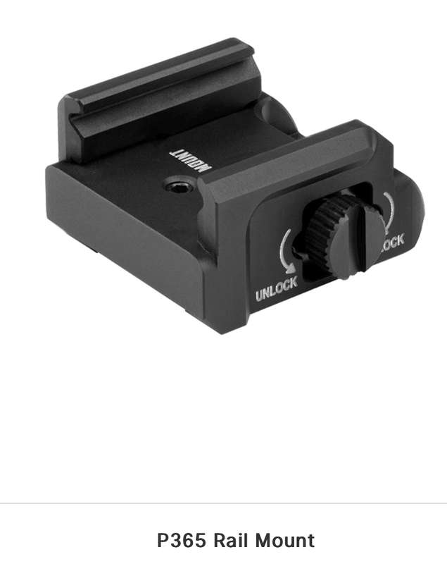 Olight Rail Mount for mini weapon lights