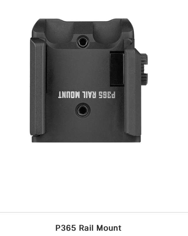 Olight Rail Mount for mini weapon lights