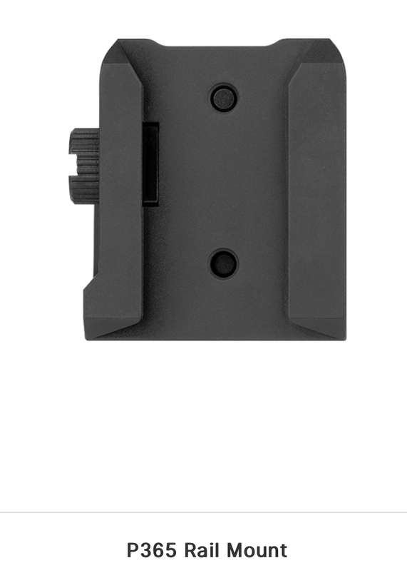 Olight Rail Mount for mini weapon lights