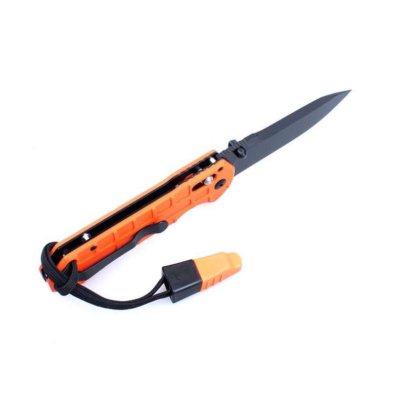 Ganzo G7453P-WS 440C Folding Knife G10 Handle 210mm EDC Tool with Whistle