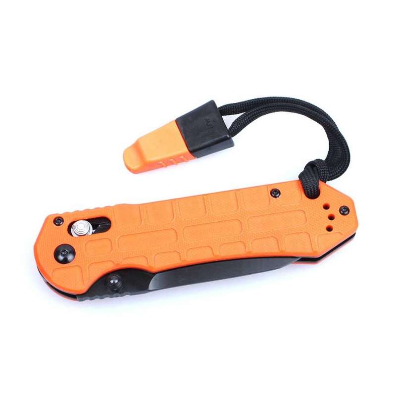 Ganzo G7453P-WS 440C Folding Knife G10 Handle 210mm EDC Tool with Whistle