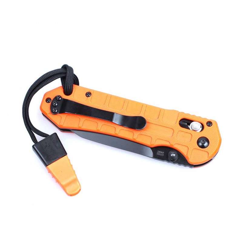 Ganzo G7453P-WS 440C Folding Knife G10 Handle 210mm EDC Tool with Whistle