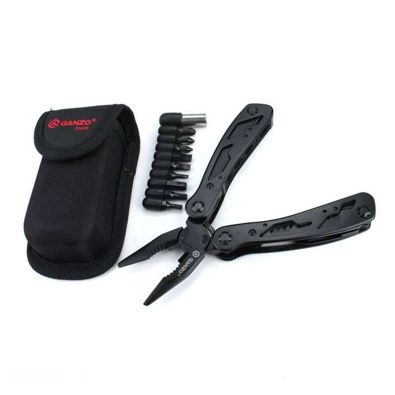 Ganzo G104 440C MultiTool 22-in-1 Full-Size EDC Tool with Nylon Pouch