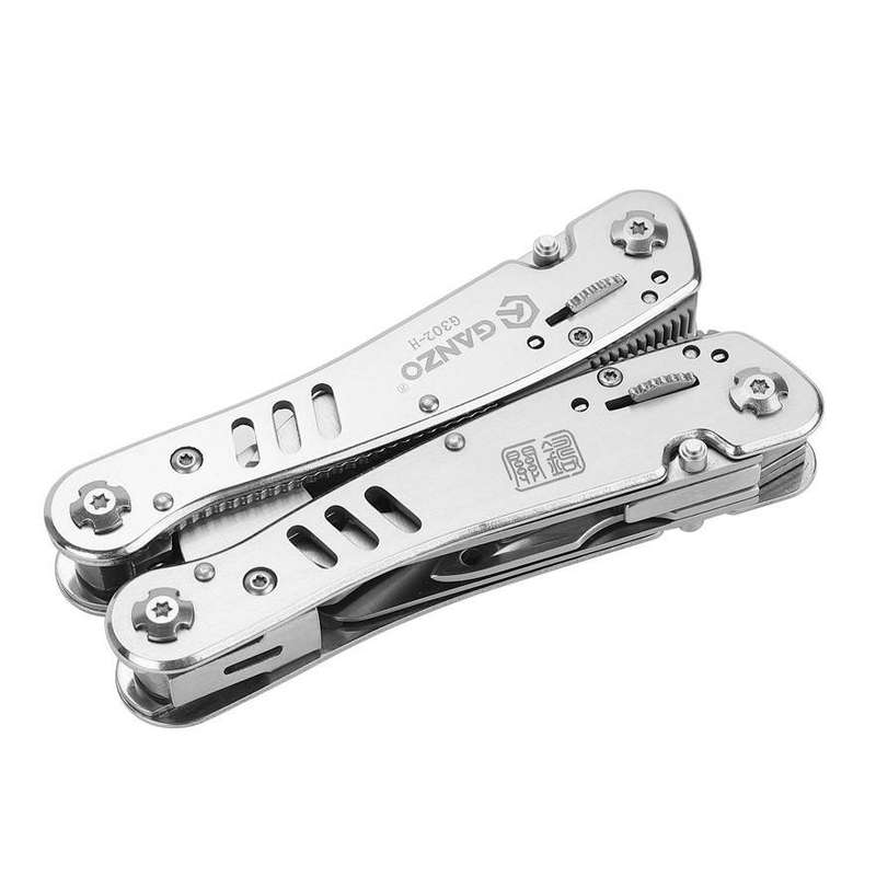 Ganzo G302H 440C MultiTool 26-in-1 Full-Size EDC Tool with Nylon Pouch