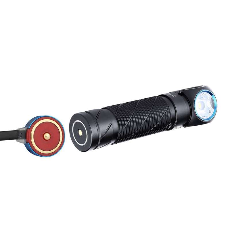 Olight Perun 2 Kit 2500 Lumen 166m Throw Rechargeable Headlamp with Headband