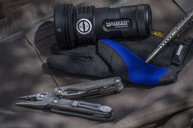 Manker CROWN Digital Zoom 5000LM 900m Rechargeable Flashlight