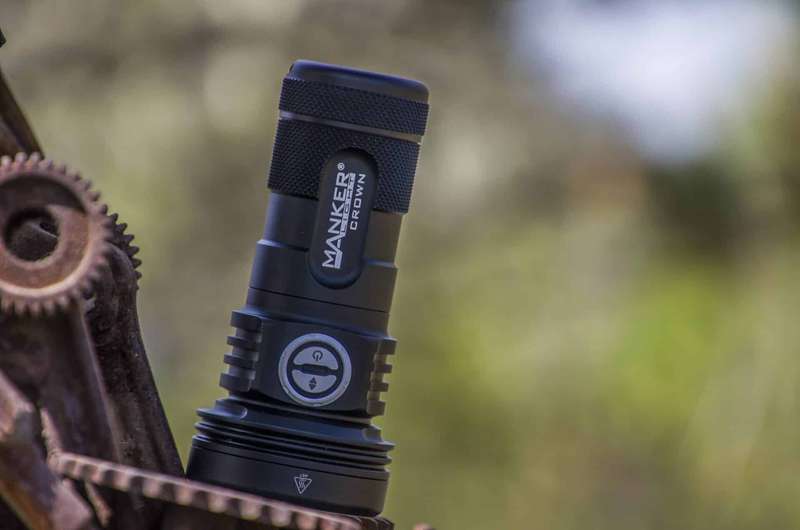 Manker CROWN Digital Zoom 5000LM 900m Rechargeable Flashlight