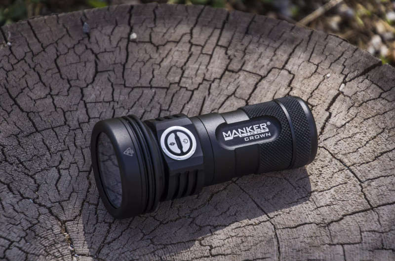 Manker CROWN Digital Zoom 5000LM 900m Rechargeable Flashlight
