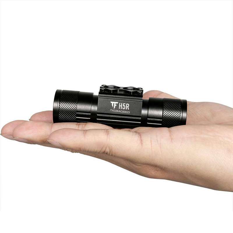 TrustFire H5R Rechargeable Headlamp - 600 Lumens, 115m Throw, Lightweight LED Light