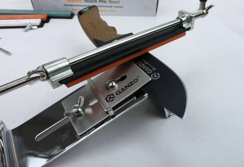 Ganzo Touch Pro Steel GTPS Knife Sharpener with 4 Stones