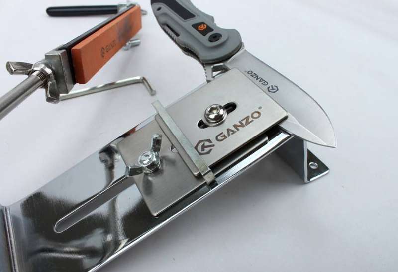 Ganzo Touch Pro Steel GTPS Knife Sharpener with 4 Stones