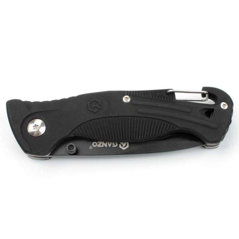 Ganzo G611 420C Folding Knife Plastic Handle 190mm EDC Tool with Whistle