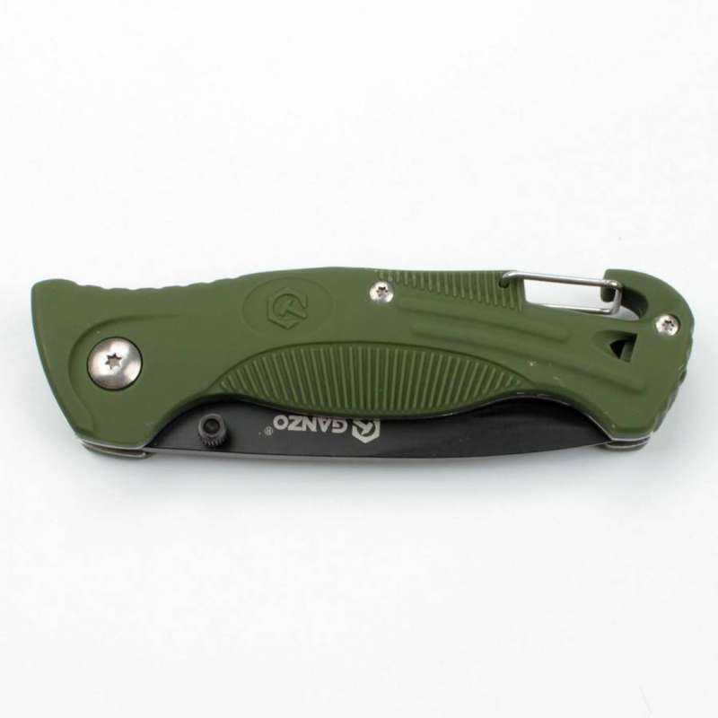 Ganzo G611 420C Folding Knife Plastic Handle 190mm EDC Tool with Whistle