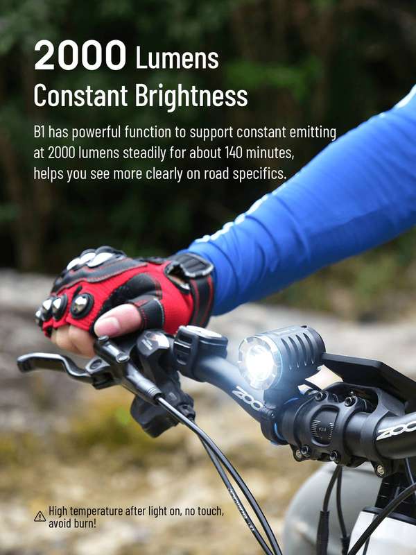 WUBEN B1 Professional MTB Bicycle Light 3600LM 179m Rechargeable