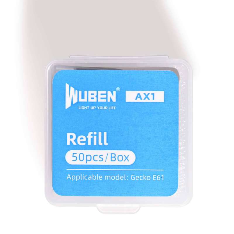 Wuben E61 Extra Pen Refills 50pcs Set for EDC Pen Light