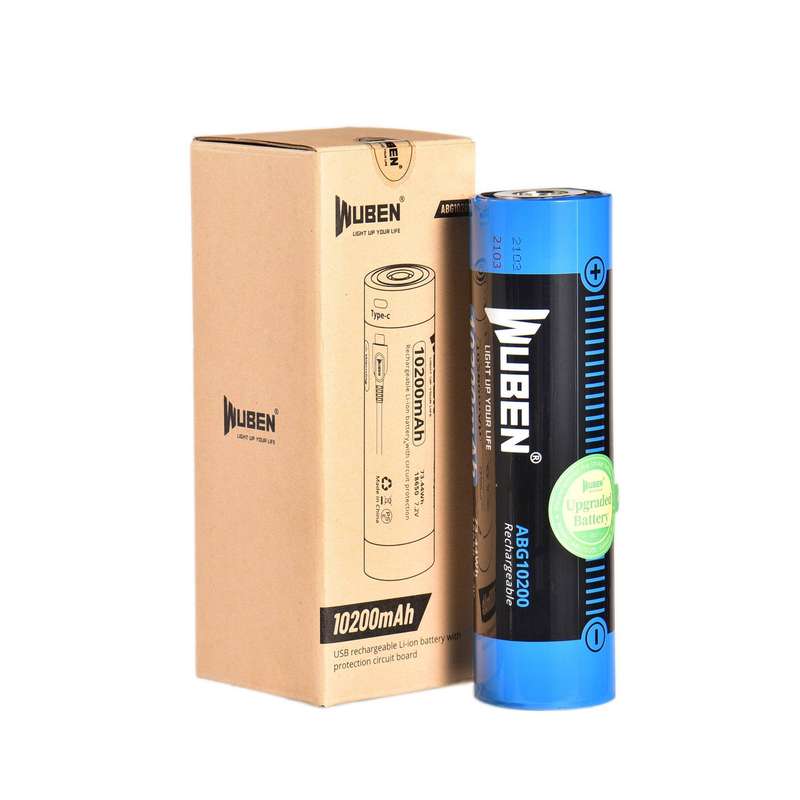 WUBEN A9 Spare Battery 10200mAh for High-Power Flashlights