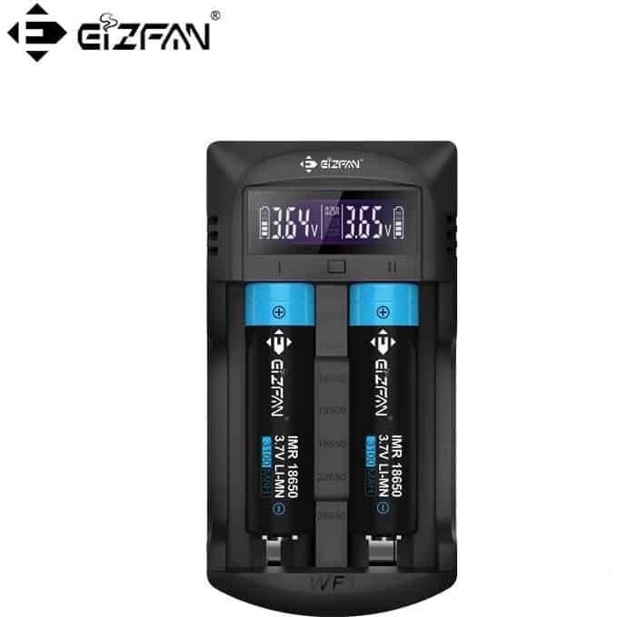 Efan Eizfan WF1 2 Bay LCD Charger for Li-ion AA AAA