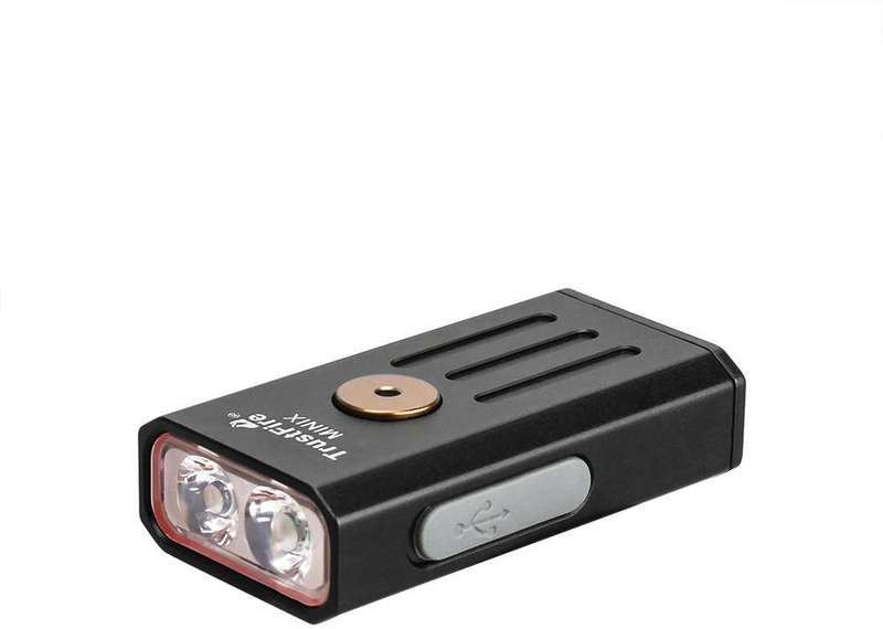 TrustFire MiniX Keychain Flashlight - 320 Lumens, 86m Throw, UV or Red LED Options