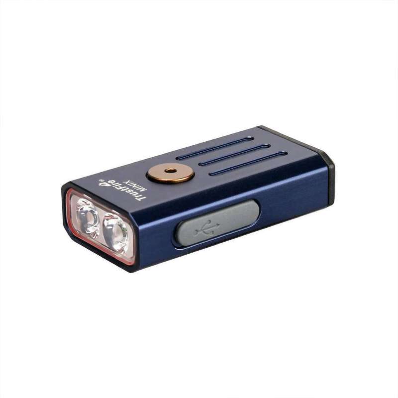 TrustFire MiniX Keychain Flashlight - 320 Lumens, 86m Throw, UV or Red LED Options