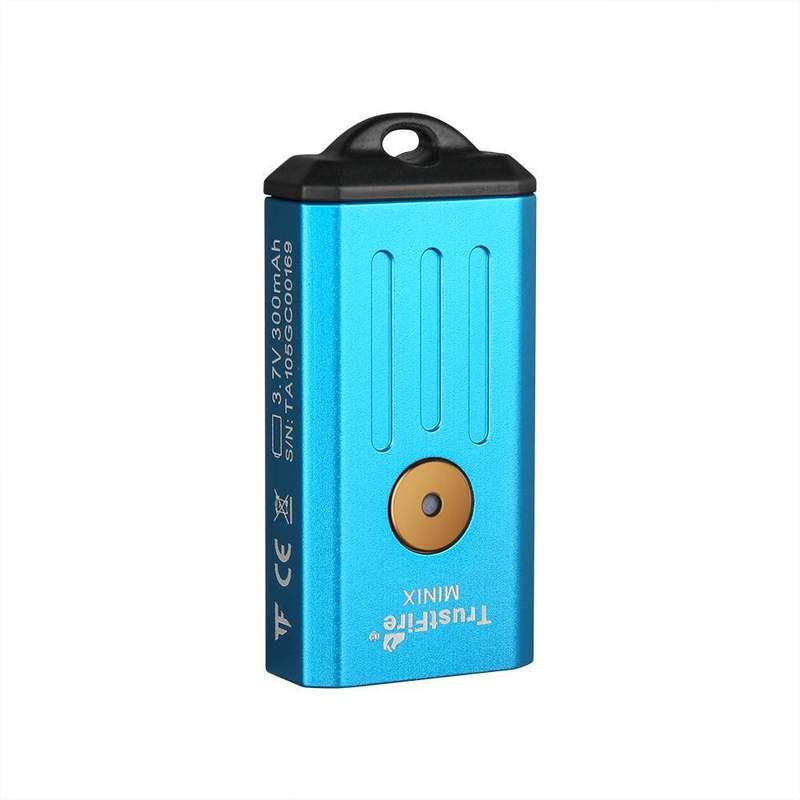 TrustFire MiniX Keychain Flashlight - 320 Lumens, 86m Throw, UV or Red LED Options