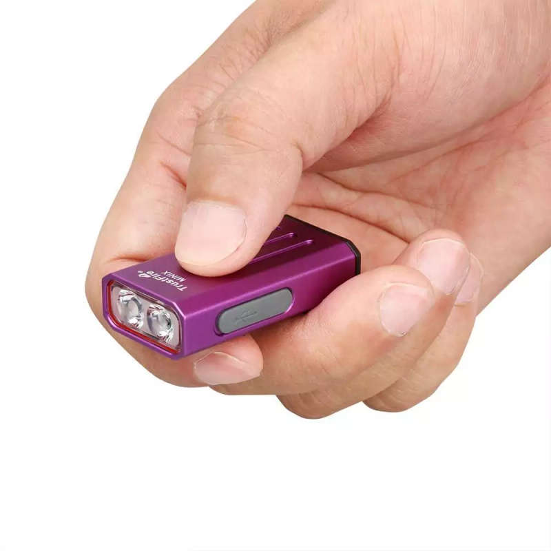 TrustFire MiniX Keychain Flashlight - 320 Lumens, 86m Throw, UV or Red LED Options