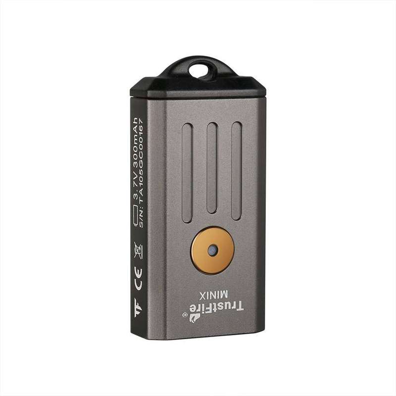 TrustFire MiniX Keychain Flashlight - 320 Lumens, 86m Throw, UV or Red LED Options