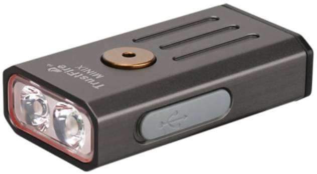 TrustFire MiniX Keychain Flashlight - 320 Lumens, 86m Throw, UV or Red LED Options