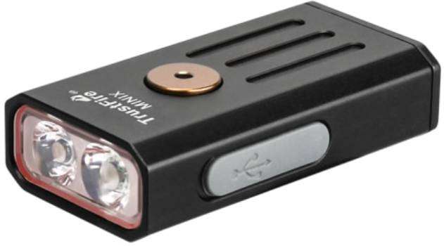 TrustFire MiniX Keychain Flashlight - 320 Lumens, 86m Throw, UV or Red LED Options