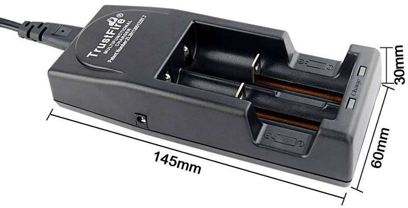 TrustFire TR-001 Charger for Li-ion Batteries 500mA Dual Slot