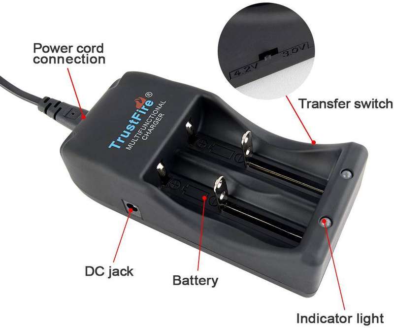 TrustFire TR-006 Charger for Li-Ion Batteries